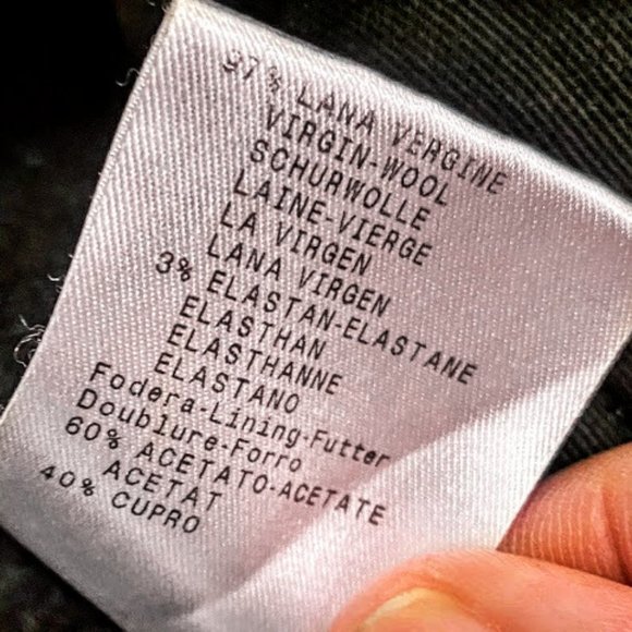 Giorgio Armani Stretch Vigin Wool Straight Leg Dress Pants - Picture 3 of 7